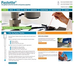 New Dedicated Pasteur Pipettes Website